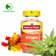 hemp 99.9% isolate cbd infused gummies CBD flower extract CBD gummies for pain relief, sleep better, stree relax